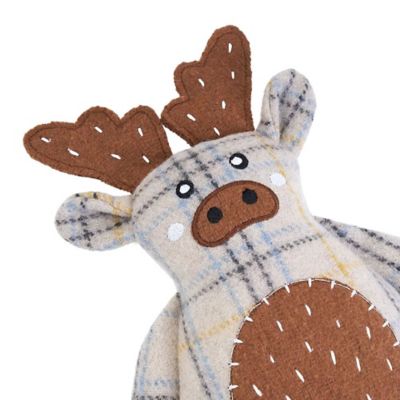 Image showing  ecoZippy Cotton Cuddler Moose Dog Toy