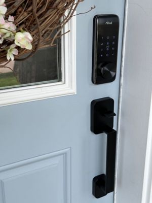 Image showing 5 th Alfred Db2S Smart Rfid Deadbolt Lock With Key Black