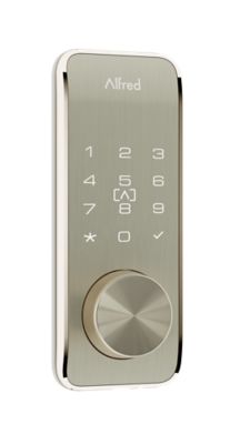 Image showing  Db2S Smart Rfid Deadbolt Lock With Key Satin Nickel