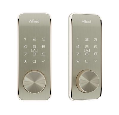 Image showing 5 th Alfred Db2S Smart Rfid Deadbolt Lock With Key Satin Nickel