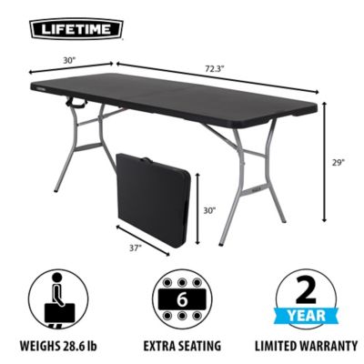 Image showing  6 ft. Fold-In-Half Table (Light Commercial), 80788