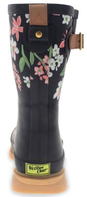 Image showing 5 th Western Chief Women's Brushed Petals Mid Rain Boot