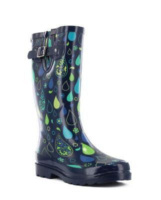 Western Chief Women's Pouring Paisley Rain Boot