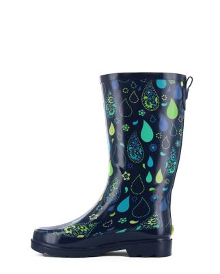 Image showing  Women's Pouring Paisley Rain Boot
