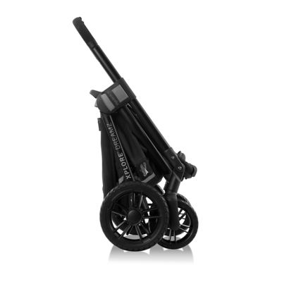 Image showing  Pivot Xplore Dreamz All-Terrain Stroller Wagon with Bassinet Insert (Jetsetter Black)