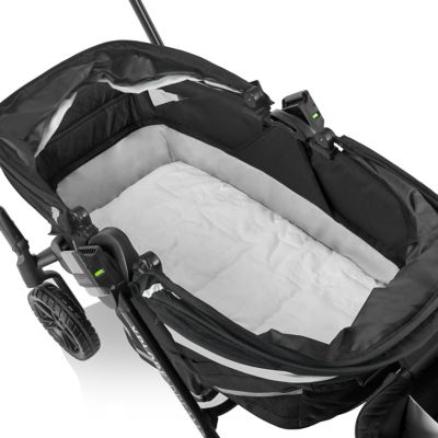 Image showing  Pivot Xplore Dreamz All-Terrain Stroller Wagon with Bassinet Insert (Jetsetter Black)