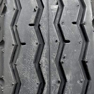 Image showing  8-14.5 14-Ply Highway Rib Tubeless Low Platform Trailer Tire