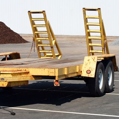 Image showing  ST235/80R16 12-Ply Highway Rib Tire/8-on-6.5 8-Spoke White Wheel Assembly