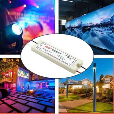 Image showing  JINBO LED Power Supply 60 Watt 24 Volt DC IP67 JLV-24060PA-U3 UL Listed