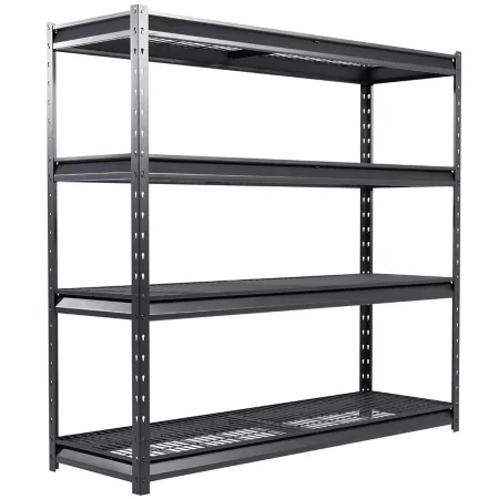 Shuntong Atlas 4-Tier Industrial Strength Steel Shelf Loads 10 000 lbs. Freestanding Shelving Units