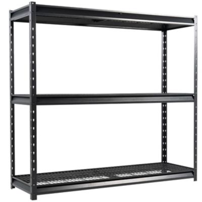 Shuntong The Atlas 3-Tier Industrial Strength Steel Shelving Unit Load 7,500 lbs.