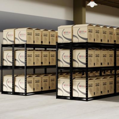 Image showing  The Atlas 3-Tier Industrial Strength Steel Shelving Unit Load 7,500 lbs.
