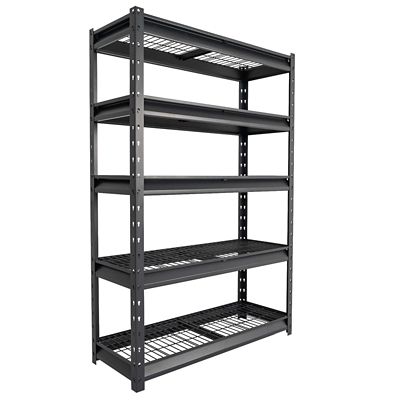 Shuntong The Atlas 48 in. Heavy Duty Garage Shelving Load 10000lbs., 5 Tier Metal Storage Shelves