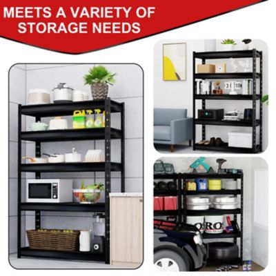 Image showing 6 th Shuntong The Atlas 48 in. Heavy Duty Garage Shelving Load 10000lbs., 5 Tier Metal Storage Shelves