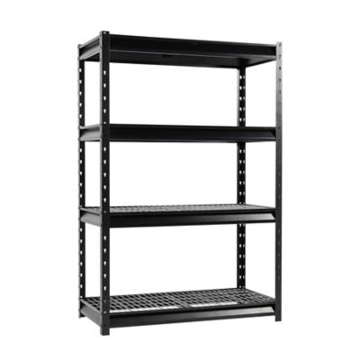 Shuntong The Atlas 48 in. 4-Tier Heavy Duty Garage Shelving Unit Load 12,000 lbs., Hammertone