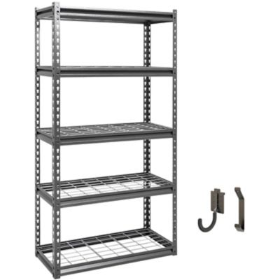 Shuntong The Atlas 30 in. 5 Tier Heavy Duty Shelving Unit Load 2,500 lbs., Hammertone