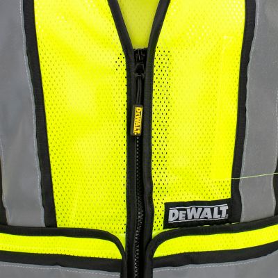 Image showing 6 th DEWALT Breakaway Vest HV Green