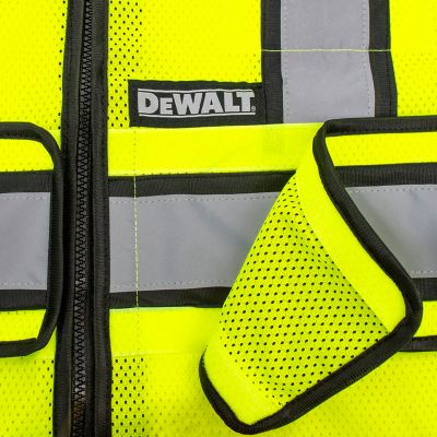 Image showing 7 th DEWALT Breakaway Vest HV Green