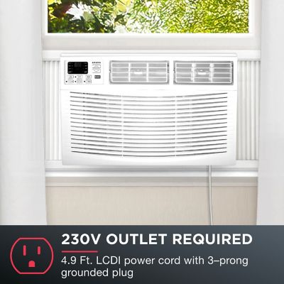 Image showing  18,000 BTU 230V Window-Mounted Air Conditioner with Remote Control