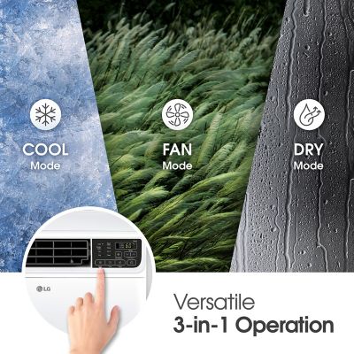Image showing 2 th LG 115V Dual Inverter Smart Window Air Conditioner, 450 sq. ft., 10,000 BTU