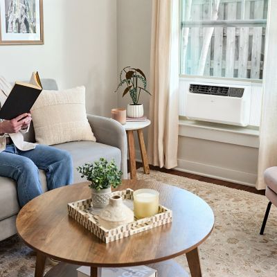 Image showing 4 th LG 12,000 BTU Dual Inverter Smart Window Air Conditioner