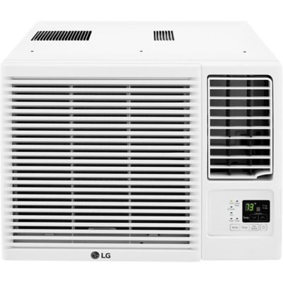LG 7,600 BTU 115V Window-Mounted Air Conditioner with 3,850 BTU Supplemental Heat Function