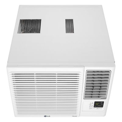 Image showing 7 th LG 7,600 BTU 115V Window-Mounted Air Conditioner with 3,850 BTU Supplemental Heat Function