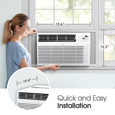 Image showing  10,000 BTU Smart Window Air Conditioner