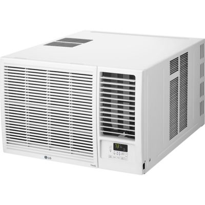 LG 12,200 BTU Window Air Conditioner with Cool, Heat and Wi-Fi Control in White