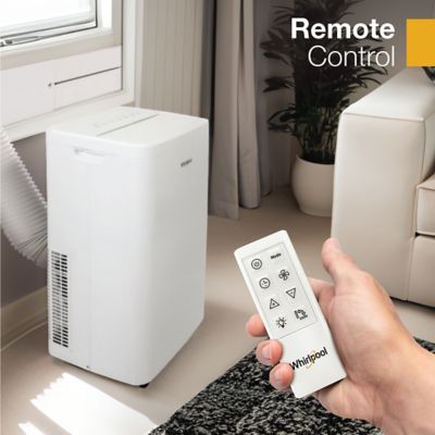 Image showing 5 th Whirlpool 14,000 BTU ASHRAE 10,000 BTU SACC Portable Air Conditioner with 10,000 BTU Supplemental Heat
