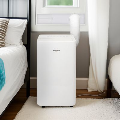 Image showing 9 th Whirlpool 14,000 BTU ASHRAE 10,000 BTU SACC Portable Air Conditioner with 10,000 BTU Supplemental Heat