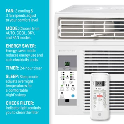 Image showing  10,000 BTU Window Air Conditioner with Remote Control