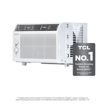 Image showing 14 th TCL 5,000 BTU Window Air Conditioner with Mechanical Controls, H5W33M