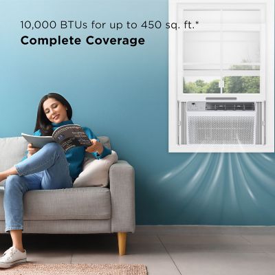 Image showing  10,000 BTU Smart Window Air Conditioner