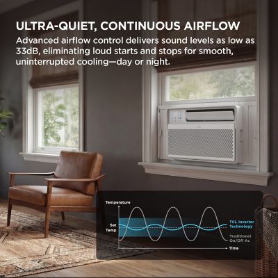 Image showing 10 th TCL 10,000 BTU Smart Inverter Window Air Conditioner