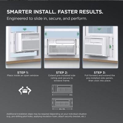 Image showing 11 th TCL 10,000 BTU Smart Inverter Window Air Conditioner