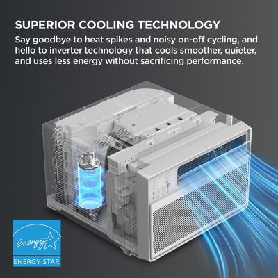 Image showing  12,000 BTU Smart Inverter Window Air Conditioner