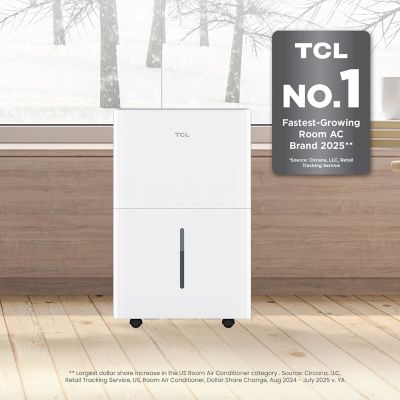 Image showing 7 th TCL 25 Pint Smart Dehumidifier