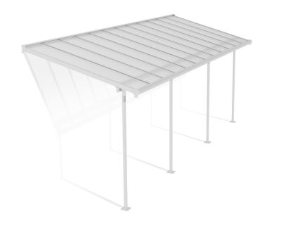 Canopia by Palram Sierra 7.5 ft. x 22.5 ft. Patio Cover, White