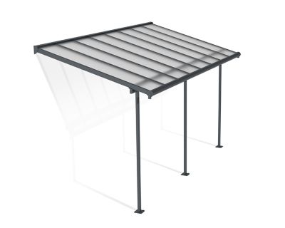 Canopia by Palram Sierra 7.5 ft. x 15 ft. Patio Cover, Gray