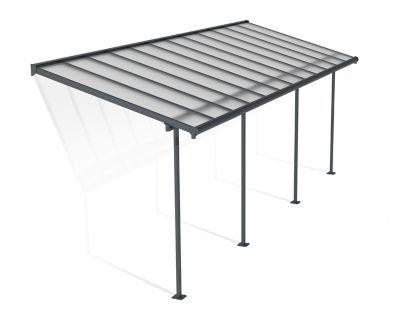 Canopia by Palram Sierra 7.5 ft. x 22.5 ft. Patio Cover, Gray