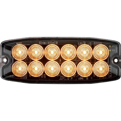 Image showing  5 in. Ultra Thin Amber Dual Row LED Strobe Light