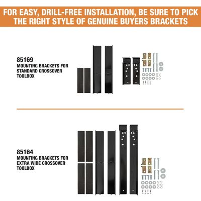 Image showing  Kabgard Mounting Kit for Extra Wide Crossover Toolbox