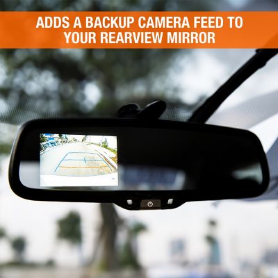 Image showing  Backup Camera System with Mirror Monitor and Camera