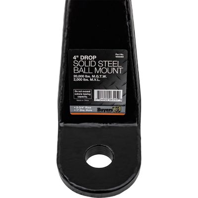 Image showing  Heavy-Duty Ball Mount, 4 in. Drop