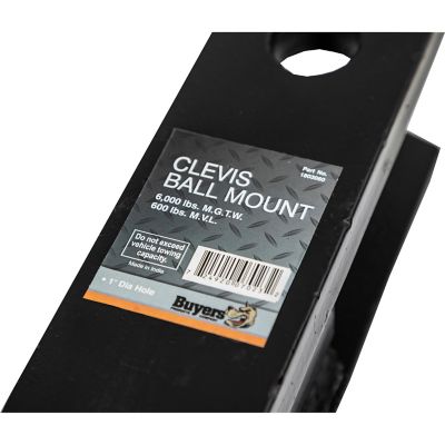 Image showing  Square Tubular Shank Clevis Ball Mount