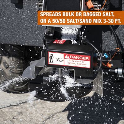 Image showing  SaltDogg 0.40 Cubic Yard Electric Poly Hopper Spreader with Auger for UTVs