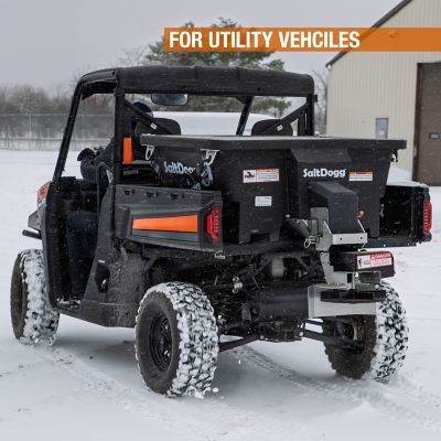 Image showing 5 th Buyers Products SaltDogg 0.40 Cubic Yard Electric Poly Hopper Spreader with Auger for UTVs