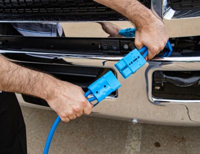 Image showing  Booster Cables With Quick Connect - 600 Amp, with Plug-in