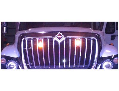 Image showing 7 th Buyers Products 4 in. Amber Surface Mount LED Strobe Light with 19 Flash Patterns